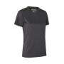 GEYSER T-shirt | essential | dames - Houtskool, S