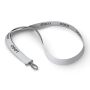 Polyester lanyard met reflecterende draden