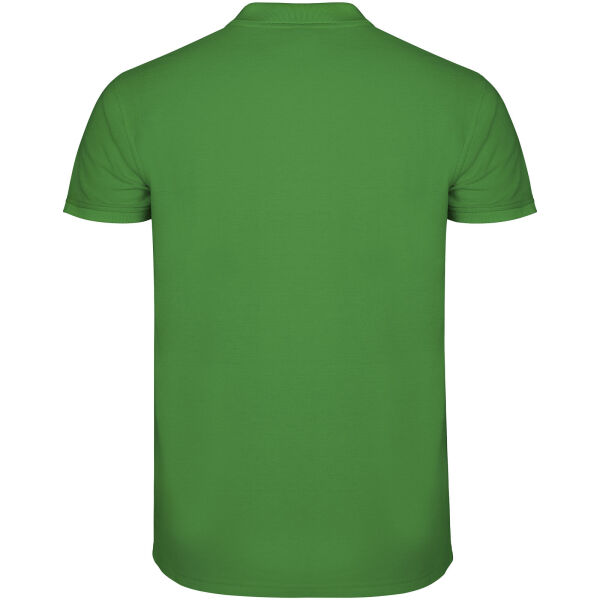 Star short sleeve men's polo - Tropical Green - XL