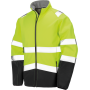 Softshelljack Fluorescent Yellow / Black 3XL Softshelljack Fluorescent Yellow / Black 3XL