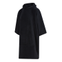 Badstof poncho Black One Size