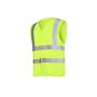 9092 Gilet Lacona fluo geel L