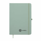 ARCOLOOP - A5 gerecycled PU notitieboek - Mintgroen