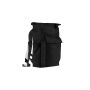 Axis Roll-Top Backpack - Black - One Size