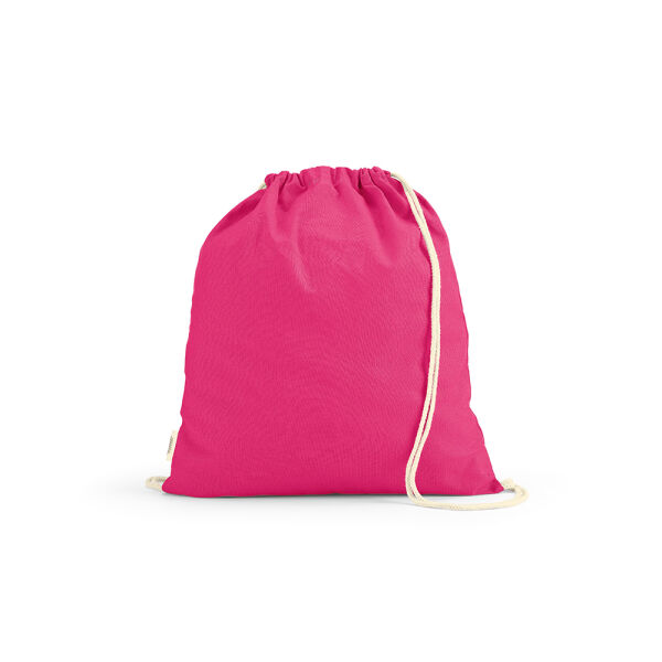 Gerecycled katoenen eco gymtas Lhotse | 140 g/m² | 41×37 cm | Koord rugzak | Fuchsia Gerecycled katoenen eco gymtas Lhotse | 140 g/m² | 41×37 cm | Koord rugzak | Fuchsia