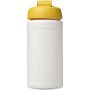 Baseline® Plus 500 ml sportfles met flipcapdeksel - Wit/Geel Baseline® Plus 500 ml sportfles met flipcapdeksel - Wit/Geel