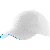 White / Aqua Blue
