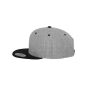 CLASSIC SNAPBACK 2-TONE, HEATHER GREY/BLACK, One size, FLEXFIT