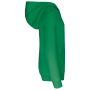 Kinder Sweater met gecontrasteerde capuchon Light Kelly Green / White 8/10 jaar Kinder Sweater met gecontrasteerde capuchon Light Kelly Green / White 8/10 jaar