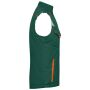 Workwear Softshell Padded Vest - COLOR - dark green/orange 6XL