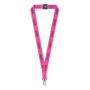 Polyester lanyard met reflecterende draden Polyester lanyard met reflecterende draden