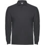 Estrella herenpolo met lange mouwen - Dark Lead - 3XL