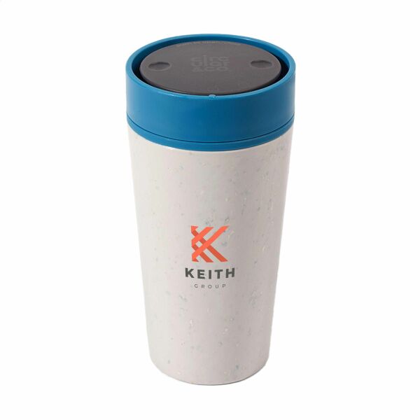 Circular&Co Recycled Coffee Cup 340 ml Kaffeebecher - weiß/blau Circular&Co Recycled Coffee Cup 340 ml Kaffeebecher - weiß/blau