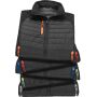 Black compass gewatteerde softshell bodywarmer Navy/Yellow XS