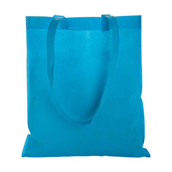 Non-woven Boodschappentas Wozzin | 70 g/m² | 36×40 cm | Lange hengsels | Turquoise Non-woven Boodschappentas Wozzin | 70 g/m² | 36×40 cm | Lange hengsels | Turquoise