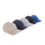 Milo AWARE™ recycled heather 6 paneel cap 200gr, donkerblauw
