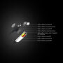 Oakland 1.2meter RCS rplastic 6-in-1 fast charging 45W kabel, zwart