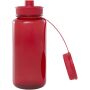 Ryder 900 ml RCS gecertificeerde RPET sportfles met multifunctioneel deksel - Rood