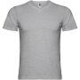 Samoyedo herenshirt met V-hals en korte mouwen - Marl Grey - 3XL
