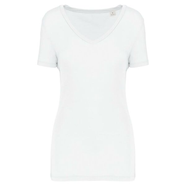 100% Lyocell TENCEL™ dames T-shirt white XL 100% Lyocell TENCEL™ dames T-shirt white XL