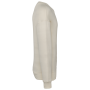 Ecologische oversized uniseks sweater met ronde hals Ivory 3XL