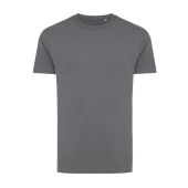 Iqoniq Bryce gerecycled katoen t-shirt, antraciet (L)