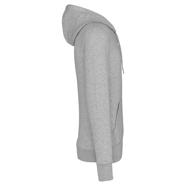 Ecologische herensweater met capuchon en ritssluiting Oxford Grey XL Ecologische herensweater met capuchon en ritssluiting Oxford Grey XL