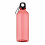 MOSS RE500 - RPET fles 500ml - Transparant Rood MOSS RE500 - RPET fles 500ml - Transparant Rood