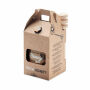 DAUBER - Wilde bloemenhoning pot set - Hout