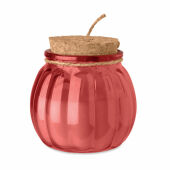 PUMKIN - Vanille plantaardige waskaars - Rood
