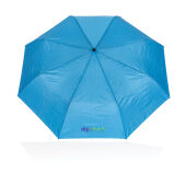 21" Impact AWARE™ 190T mini auto open paraplu, tranquil blue