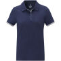 Morgan duotone damespolo met korte mouwen - Navy - XL