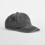 Relaxed 5 Panel Vintage Cap - Vintage Black - One Size