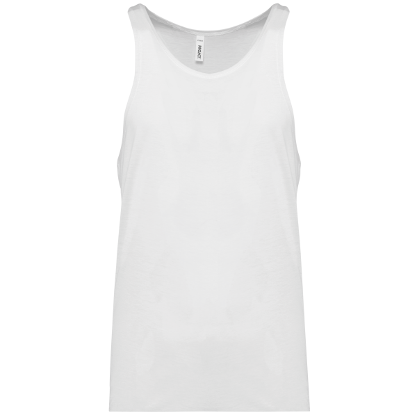Triblend herentop White S Triblend herentop White S