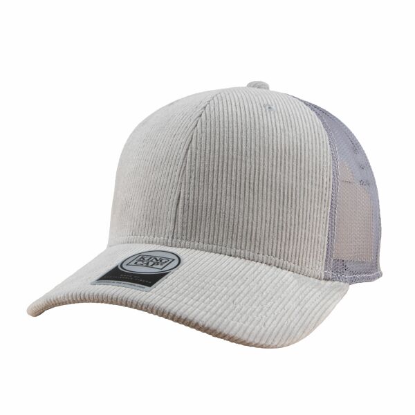 Exclusive Recycled Trucker Rib Cap, Grijs Exclusive Recycled Trucker Rib Cap, Grijs