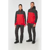 3-laags unisex softshelljas Black / Forest Green XS