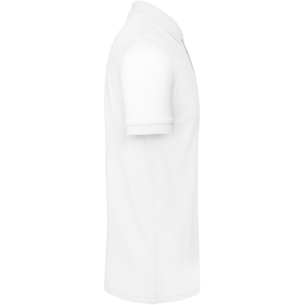 Men's organic polo shirt White S Men's organic polo shirt White S