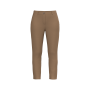Ecologische enkellange chinobroek dames Dark camel 46 FR
