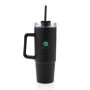 Tana RCS plastic tumbler met handvat 750 ml, zwart