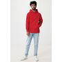 IQONIQ Yengo recycled katoen hoodie met steekzakken, rood (L)