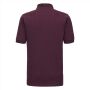 RUS Hardwearing Polycotton Polo, Burgundy, M