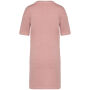 Ecologische verwassen T-shirtjurk Washed Petal Rose XS