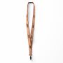 Zeefdruk lanyard van kurk en polyester