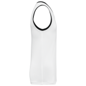 Basketbalshirt voor heren White / Black 4XL