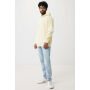 IQONIQ Yengo recycled katoen hoodie met steekzakken, cream yellow (L)