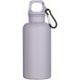 Oregon 400 ml solid colour RCS recycled plastic water bottle with carabiner - Lilac Oregon 400 ml solid colour RCS recycled plastic water bottle with carabiner - Lilac