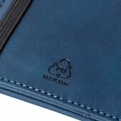 Gerecyclede PU paspoorthouder en bagagelabel Zani zwart