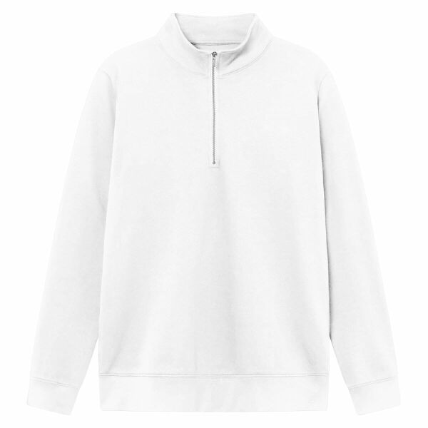 Brickstone unisex half zip sweater, 280 gr/m²