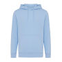 Iqoniq Rila lichtgewicht gerecycled katoen hoodie, sky blue (XL)