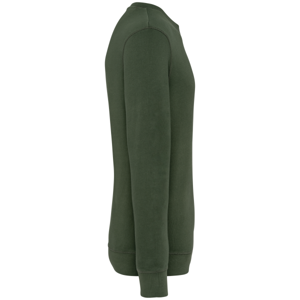 Ecologische uniseks sweater met ronde hals French Terry Washed Organic Khaki 4XL Ecologische uniseks sweater met ronde hals French Terry Washed Organic Khaki 4XL